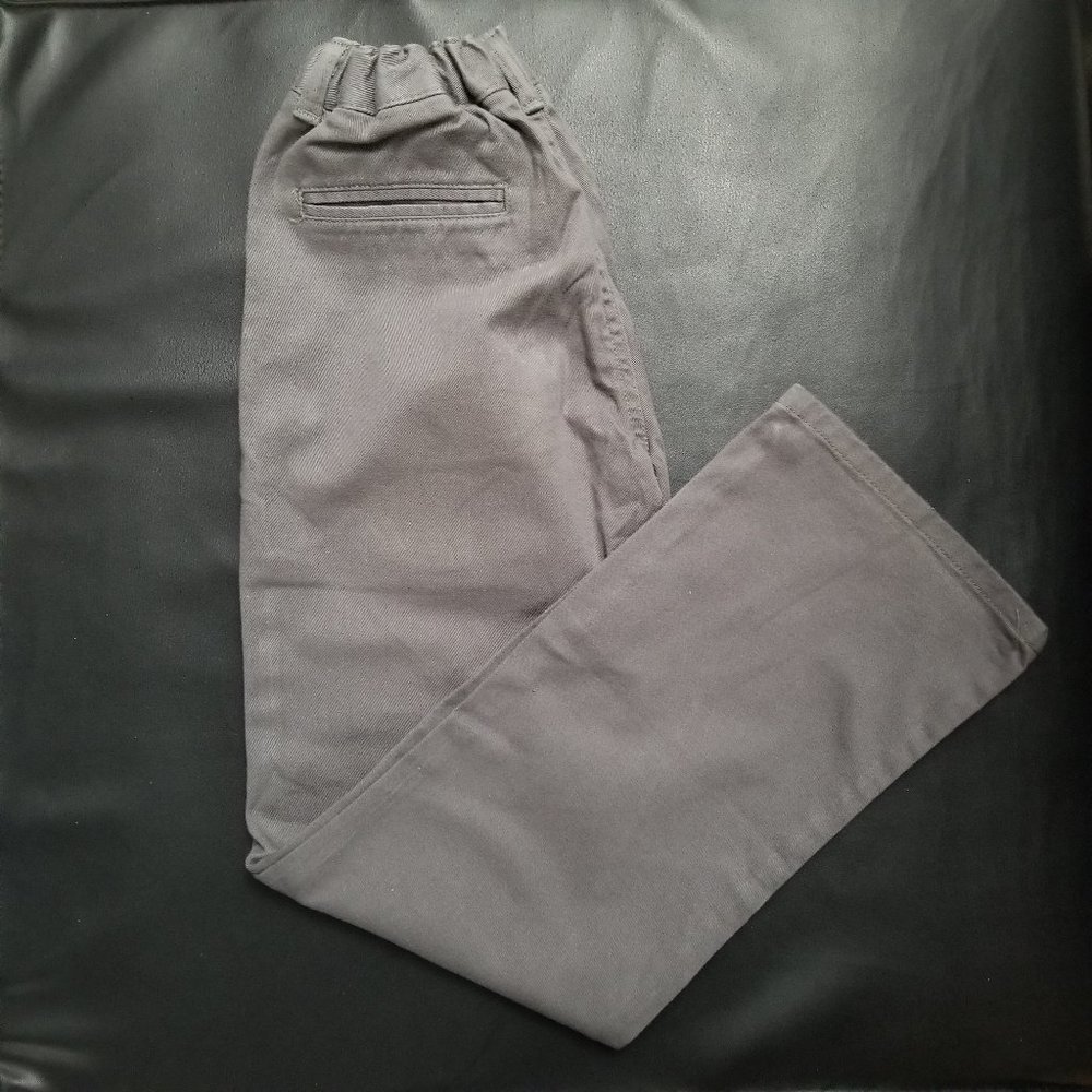 Chaps Boys Gray Pants Size 10 Zip Up